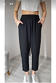 siyah havuç pantolon